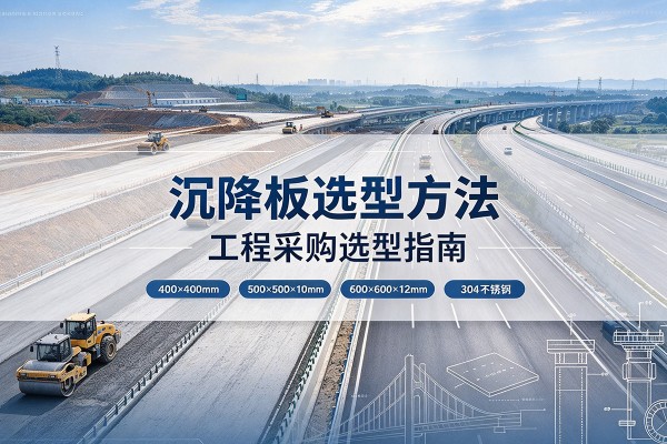 寻乌沉降板选择方法