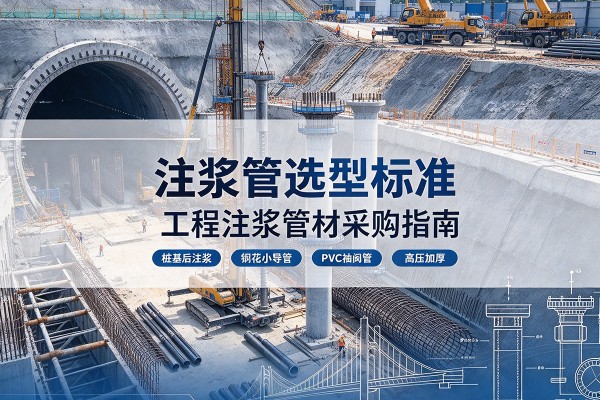 寻乌注浆管选型标准