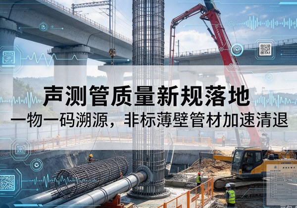 寻乌声测管质量新规落地，一物一码溯源，非标薄壁管材加速清退