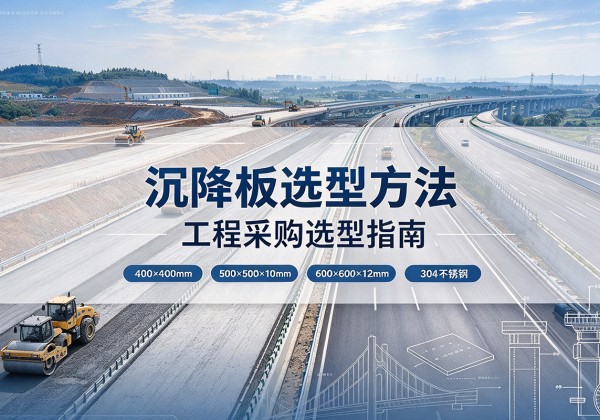 寻乌沉降板选择方法